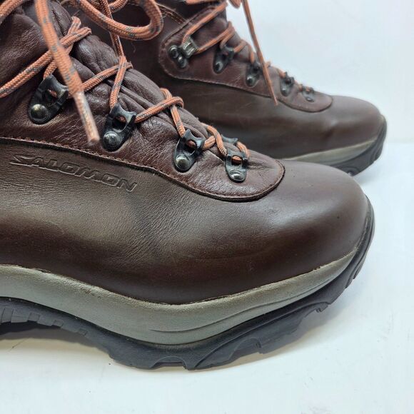 Salomon Contragrip Mens Brown Leather Gortex Waterproof Boots Size US 13 EUR 48 main image 10